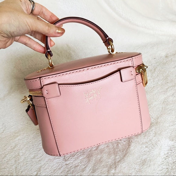 NWT Authentic Coach Runway Leather Train Bag Pink - Picture 3 of 8